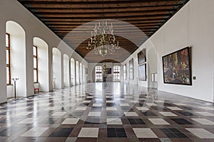 Interior view of the famous Kronborg Castle