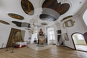 Interior view of the famous Kronborg Castle