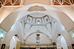 Interior View of Ghazi Orhan Mosque in Bursa, Turkey