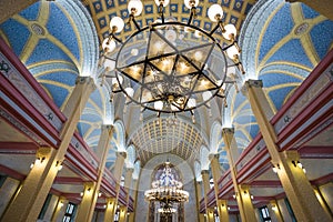 Interior view of Grand Synagogue of Edirne,Turkey