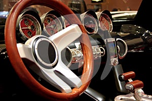 Interior View Of A Jeep