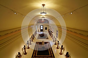 Interior view of the Kansas State Capitol building, Topeka, USA