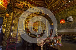 Interior view of Leong San Tong Khoo Kongsi