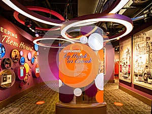 Interior view of The Mob Museum