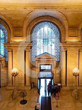 Interior view of the New York Public Library, Stephen A. Schwarzman Building