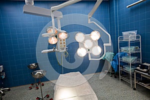 Interior view of operating room
