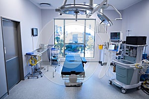 Interior view of operating room