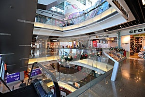 interior view. a Peak Tower, Hong Kong. 26 Nov 2020