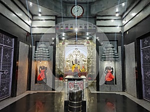 Interior view of siddhivinayak temple at Odisha