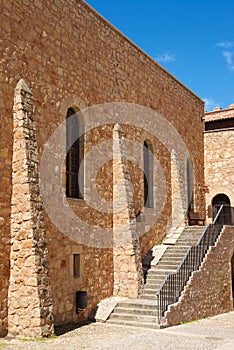 Interior view of the Siguenza castle, today used as a luxury hotel photo