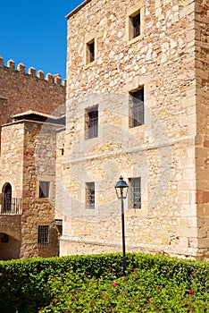 Interior view of the Siguenza castle, today used as a luxury hotel photo