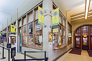 Interior view of the Soulard Farmers Market