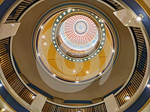 Interior view of the State Capital building