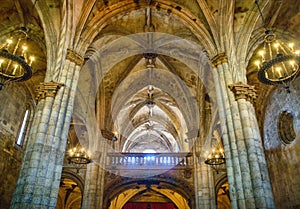 Interior of Viseu Cathedral photo