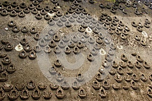 Interior Wall Decoration of Wat Saam Prasob or The