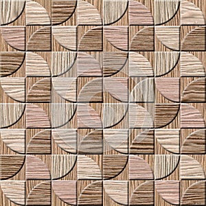 Interior wall panel pattern - Blasted Oak Groove wood texture