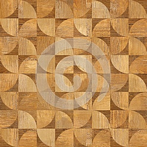 Interior wall panel pattern - seamless background - wood texture