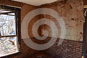 Interior Walls of an Abandoned House