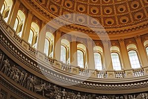 Interior of the Washington capitol hill dome Rotunda