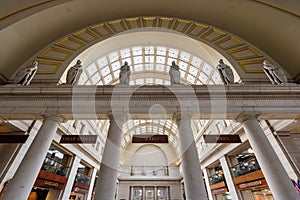 June 1, 2018 - Washington DC, United States: Interior of Washington DC Union Station