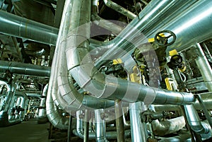 Interior of water treatment plant