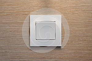Interior white modern light switch