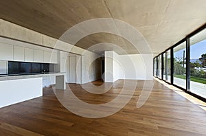 Interior, wide open space