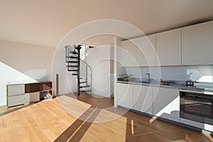 Interior, wide open space