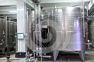 Interior of winery