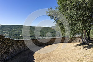 Interior of the wolf pen (Cortello) in the village of Lubian. It is a trap to hunt wolves. Zamora, Spain.