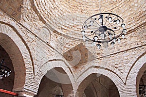 Interior of Yivli Minare Mosque, Antalya, Turkey