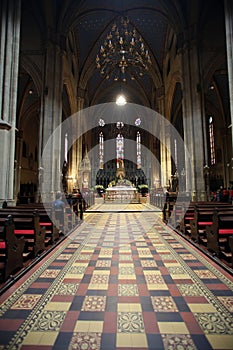Interior of Zagreb cathedral