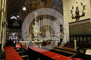Interior of Zagreb cathedral