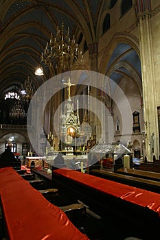 Interior of Zagreb cathedral