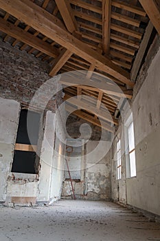 Interiors of an abandoned madhouse