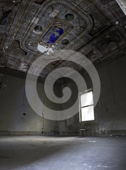 Interiors of an abandoned madhouse