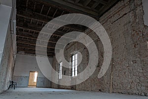 Interiors of an abandoned madhouse