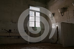 Interiors of an abandoned madhouse