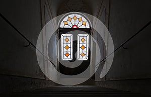 Interiors of an abandoned madhouse