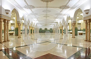 Interiors (ablution hall) of the Mosque