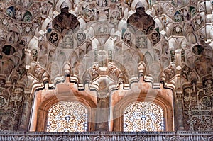 Interiors of Alhambra palace, Granada, Spain