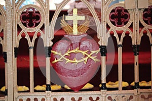 Interiors of Basilica of the Sacred Heart of Jesus - ancient architecture - Indian Church - Pondicherry religious pilgrim trip