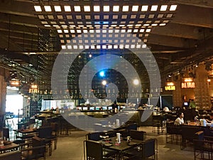 Interiors of Glocal restaurant