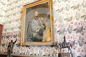 Interiors of halls in Vorontsov Palace in Alupka, Crimea.