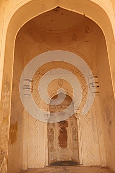 Interiors of Jamia Masjid at Gandikota, Andhra Pradesh - historic and religious travel - India tourism - archaelogical site