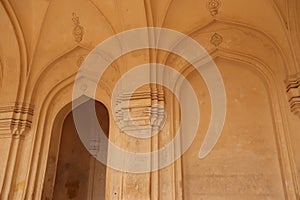 Interiors of Juma Masjid at Gandikota, Andhra Pradesh - historic and religious travel - India tourism - archaelogical site