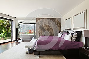 Interiors, luxury bedroom photo