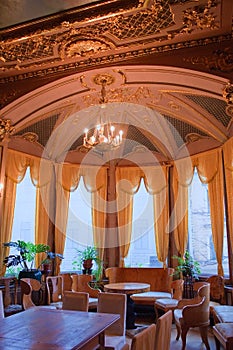 Interiors of the Polovtsov mansion