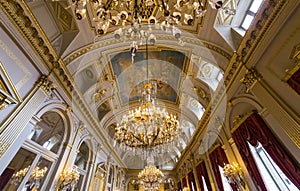 Interiors of Royal Palace, Brussels, Belgium