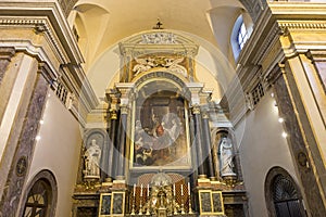 Interiors of Saint-Joseph church, Paris, France